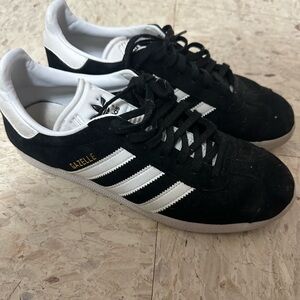 Adidas Gazelle Black Suede Sneakers
